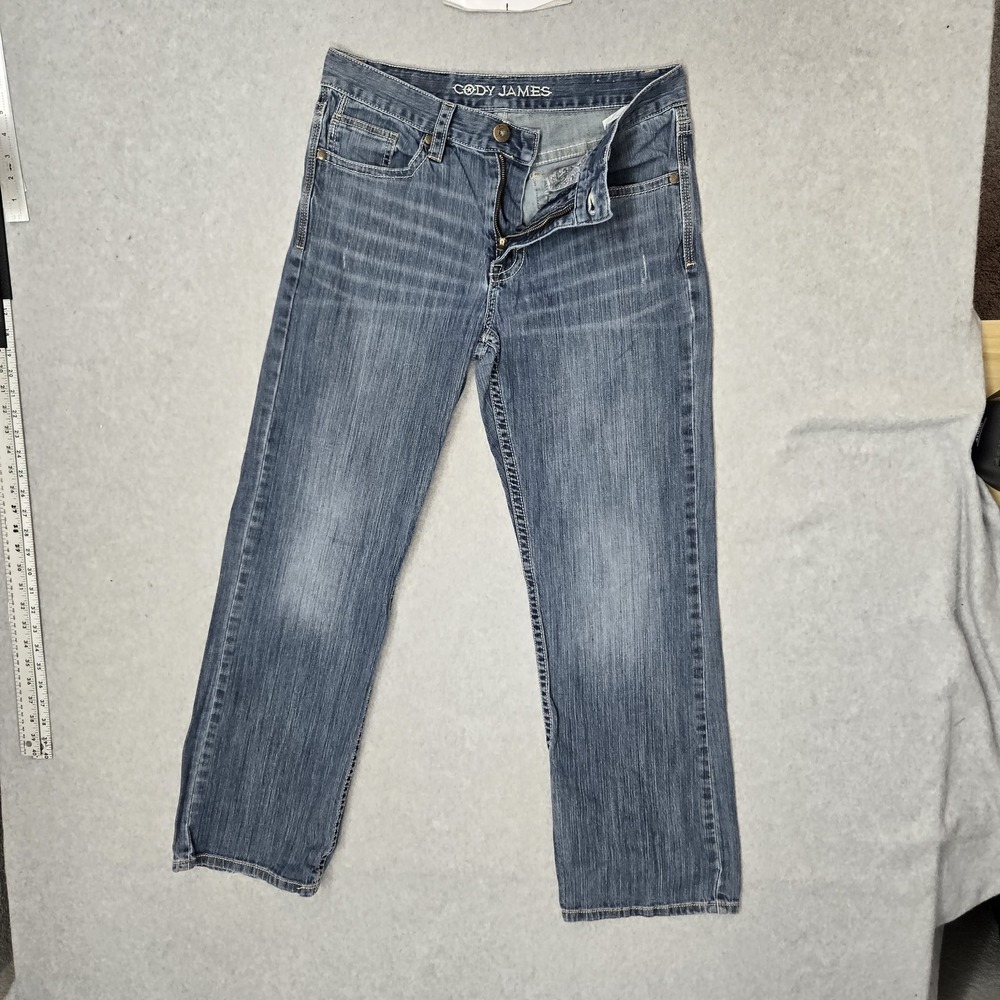 Cody‎ James Men Jeans 32X32 Blue Denim Embroidered 30" Inseam